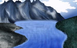 Painting of Mountain