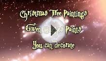 Christmas Tree Paintings by Gwen Hughes Artist; Sculpture
