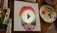 Rainbow Hair Girl Speed Painting